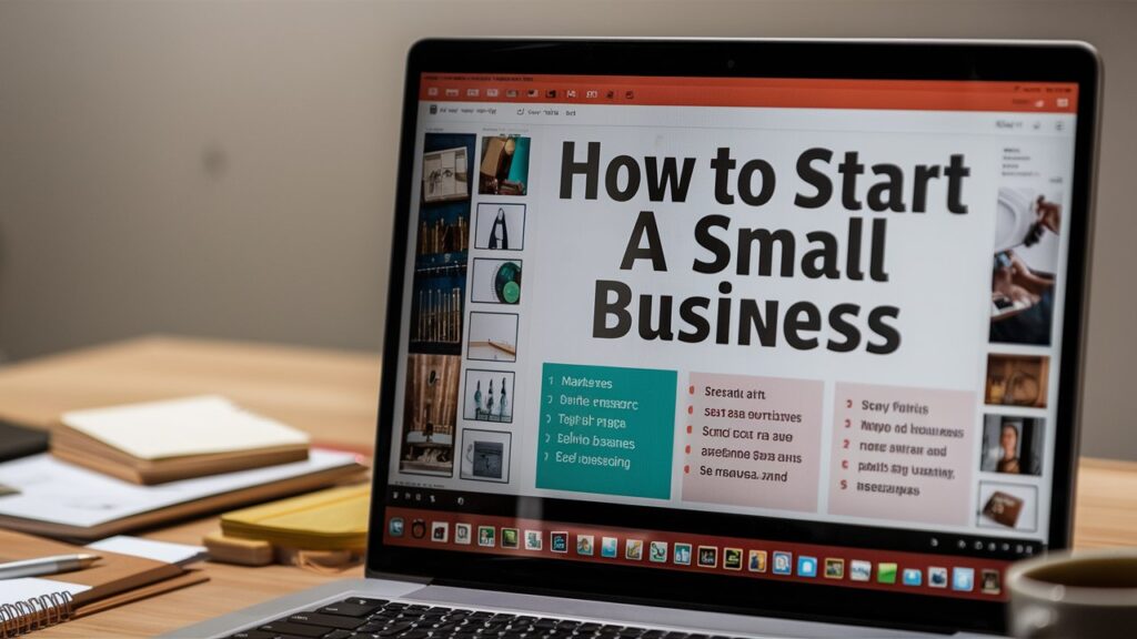 How to start a small business 